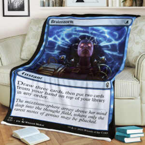 Magic The Gathering Brainstorm Soft Blanket