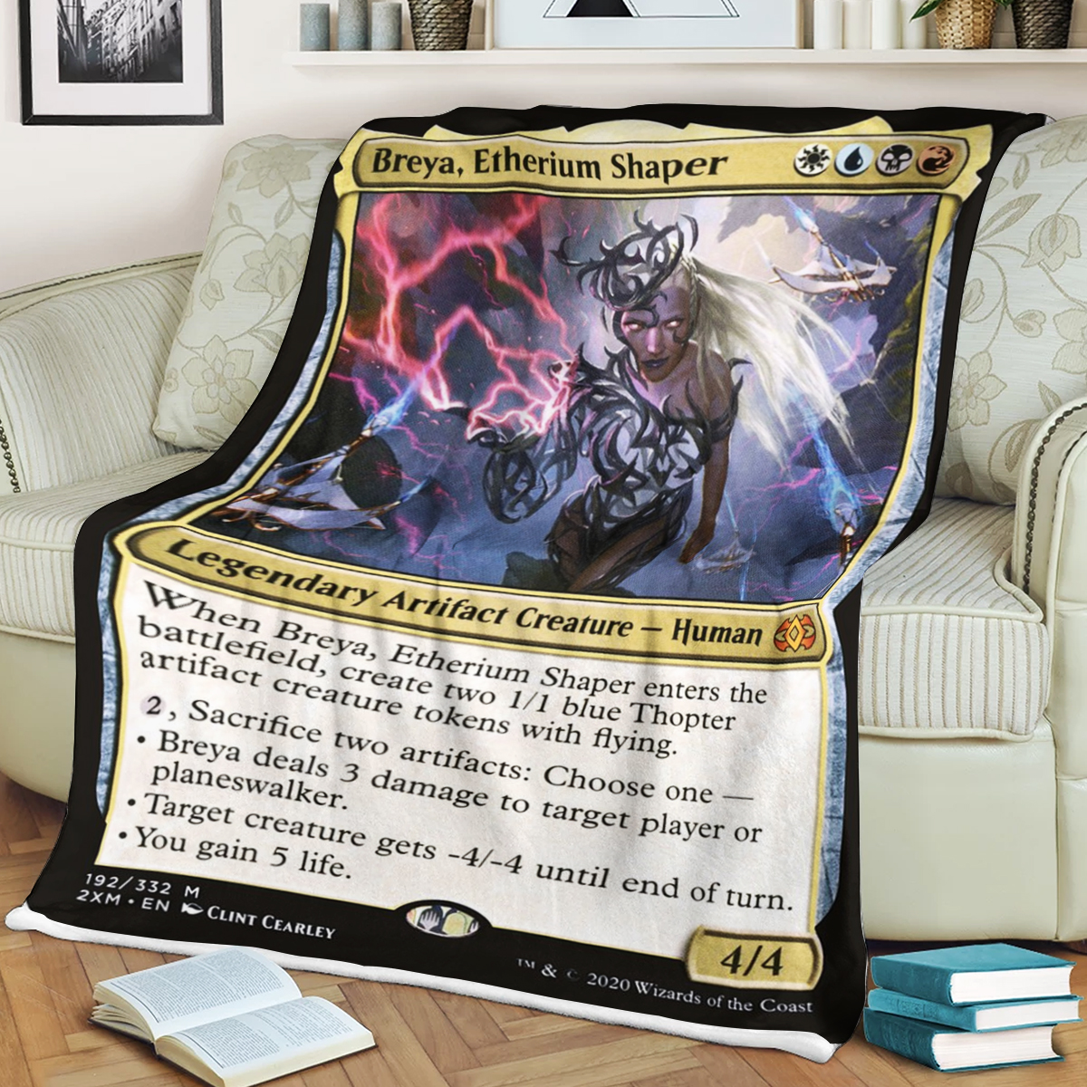Magic The Gathering Breya Etherium Shaper Blanket Magic The Gathering Breya Etherium Shaper Blanket