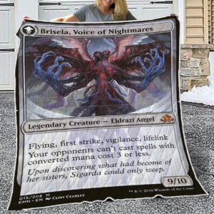 Magic The Gathering Brisela Voice Of Nightmares Quilt Blanket