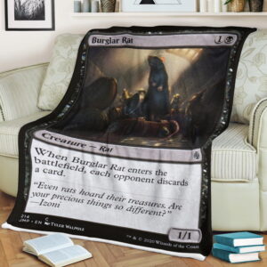 Magic The Gathering Burglar Rat Blanket
