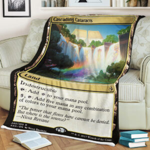 Magic The Gathering Cascading Cataracts Blanket
