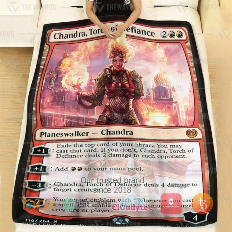 Magic-The-Gathering-Chandra-Torch-Of-Defiance-Blanket-1