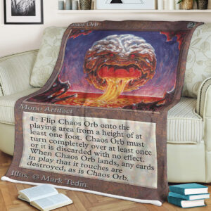 Magic The Gathering Chaos Orb Blanket