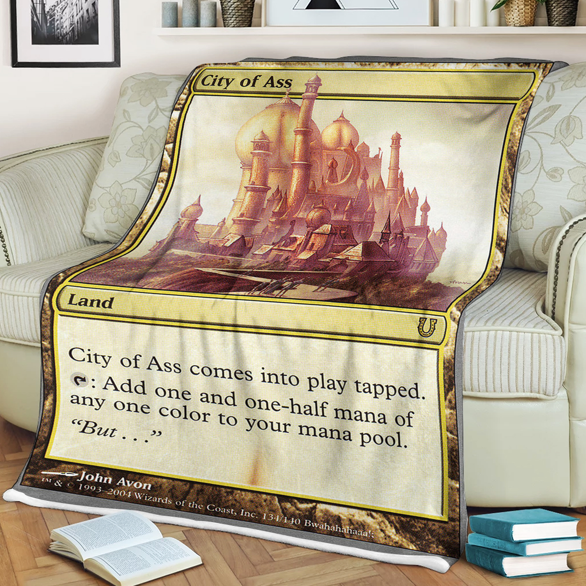 Magic The Gathering City Of Ass Blanket Magic The Gathering City Of Ass Blanket