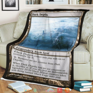 Magic The Gathering Coldsnap Foil Dark Depths Blanket