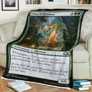 Magic The Gathering Colossal Dreadmaw Blanket