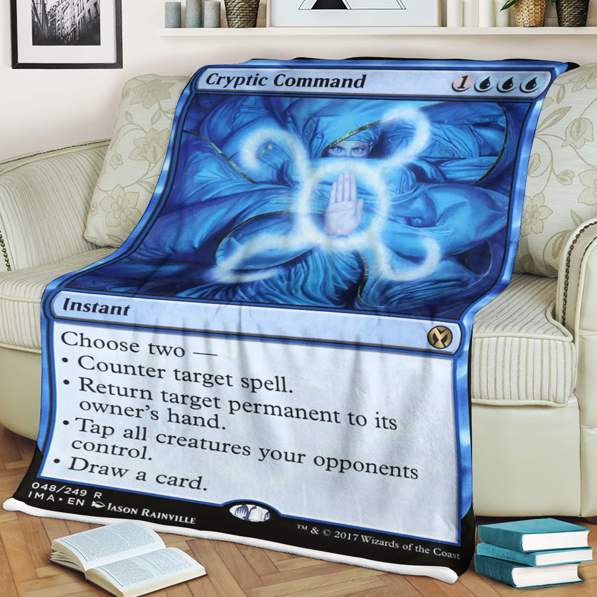 Magic The Gathering Cryptic Command Blanket Magic The Gathering Cryptic Command Blanket
