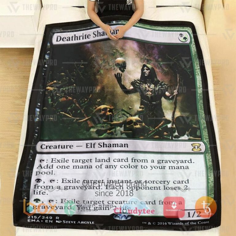 Magic-The-Gathering-Deathrite-Shaman-Blanket-1