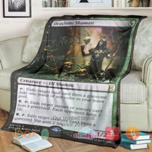 Magic The Gathering Deathrite Shaman Blanket