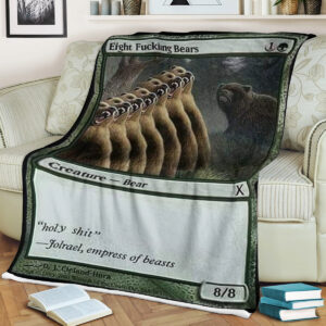 Magic The Gathering Eight F Bear Blanket