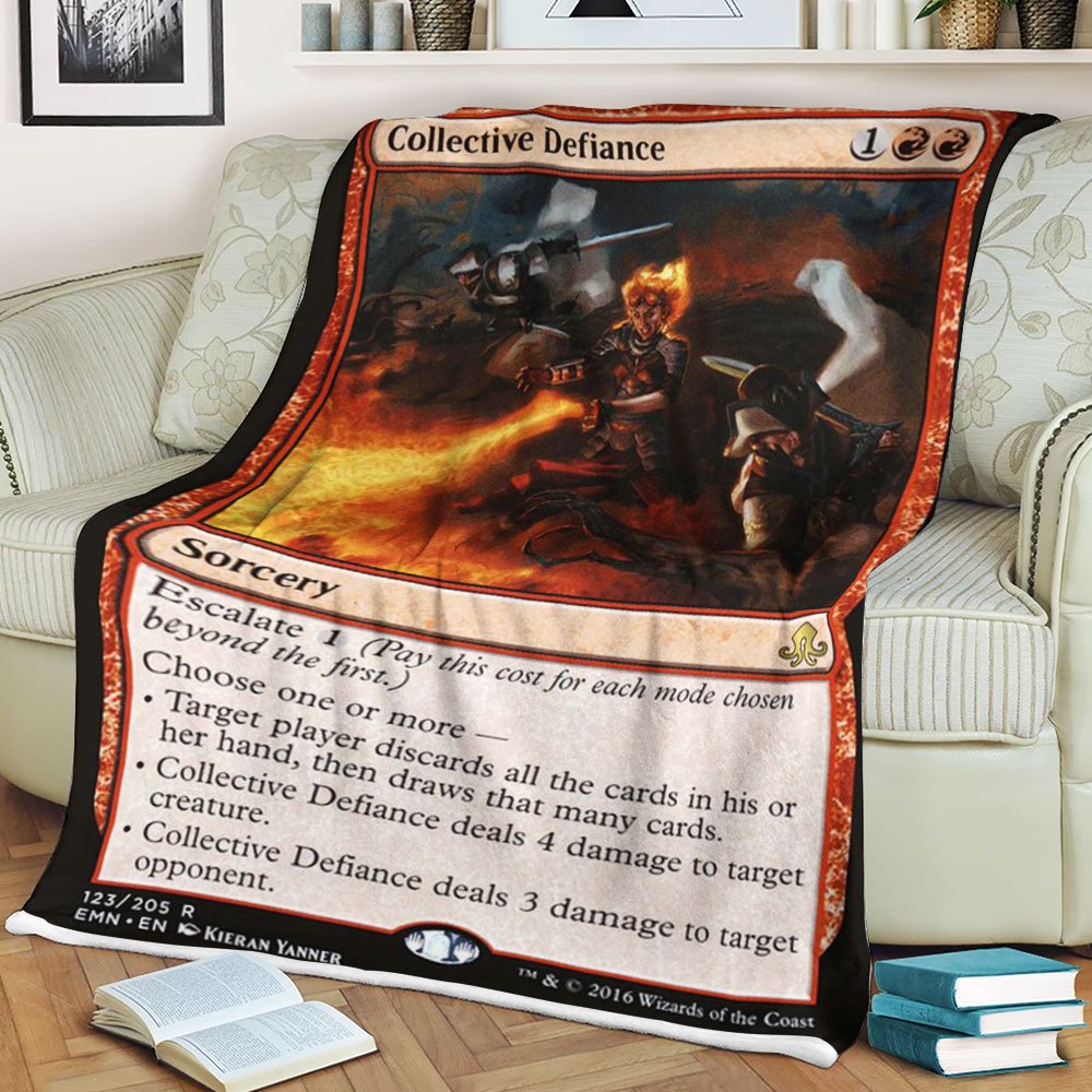 Magic The Gathering Emn 123 Collective Defiance Blanket Magic The Gathering Emn 123 Collective Defiance Blanket
