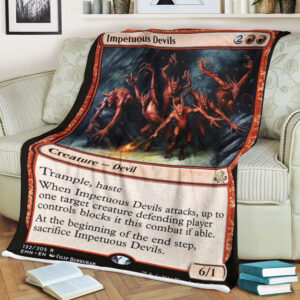 Magic The Gathering Emn 132 Impetuous Devils Blanket