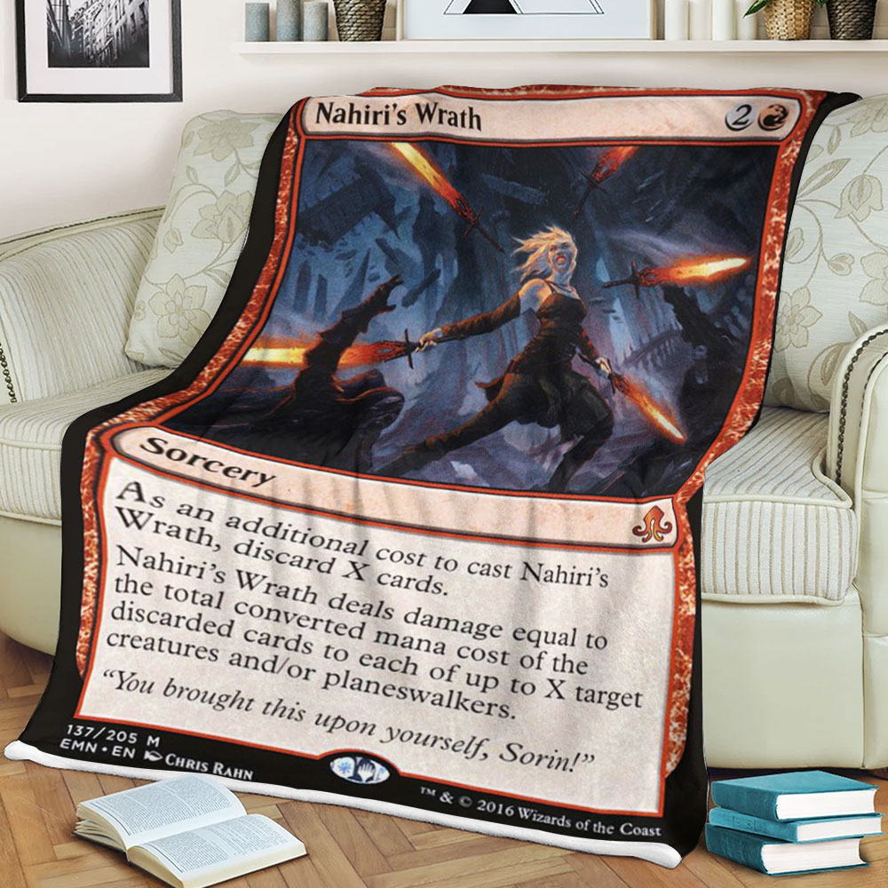 Magic The Gathering Emn 137 Nahiri S Wrath Blanket Magic The Gathering Emn 137 Nahiri S Wrath Blanket