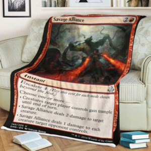 Magic The Gathering Emn 140 Savage Alliance Blanket