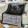 Magic The Gathering Emn 142 Erupting Dreadwolf Blanket