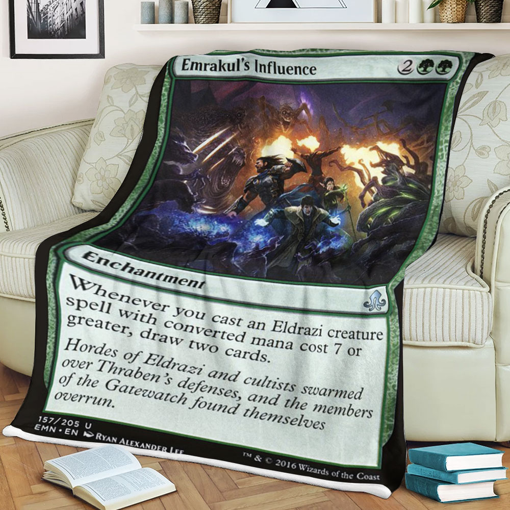Magic The Gathering Emn 157 Emrakul S Influence Blanket Magic The Gathering Emn 157 Emrakul S Influence Blanket