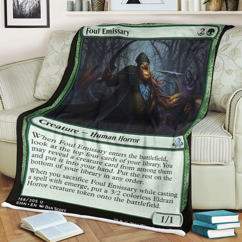 Magic The Gathering Emn 158 Foul Emissary Blanket Magic The Gathering Emn 158 Foul Emissary Blanket