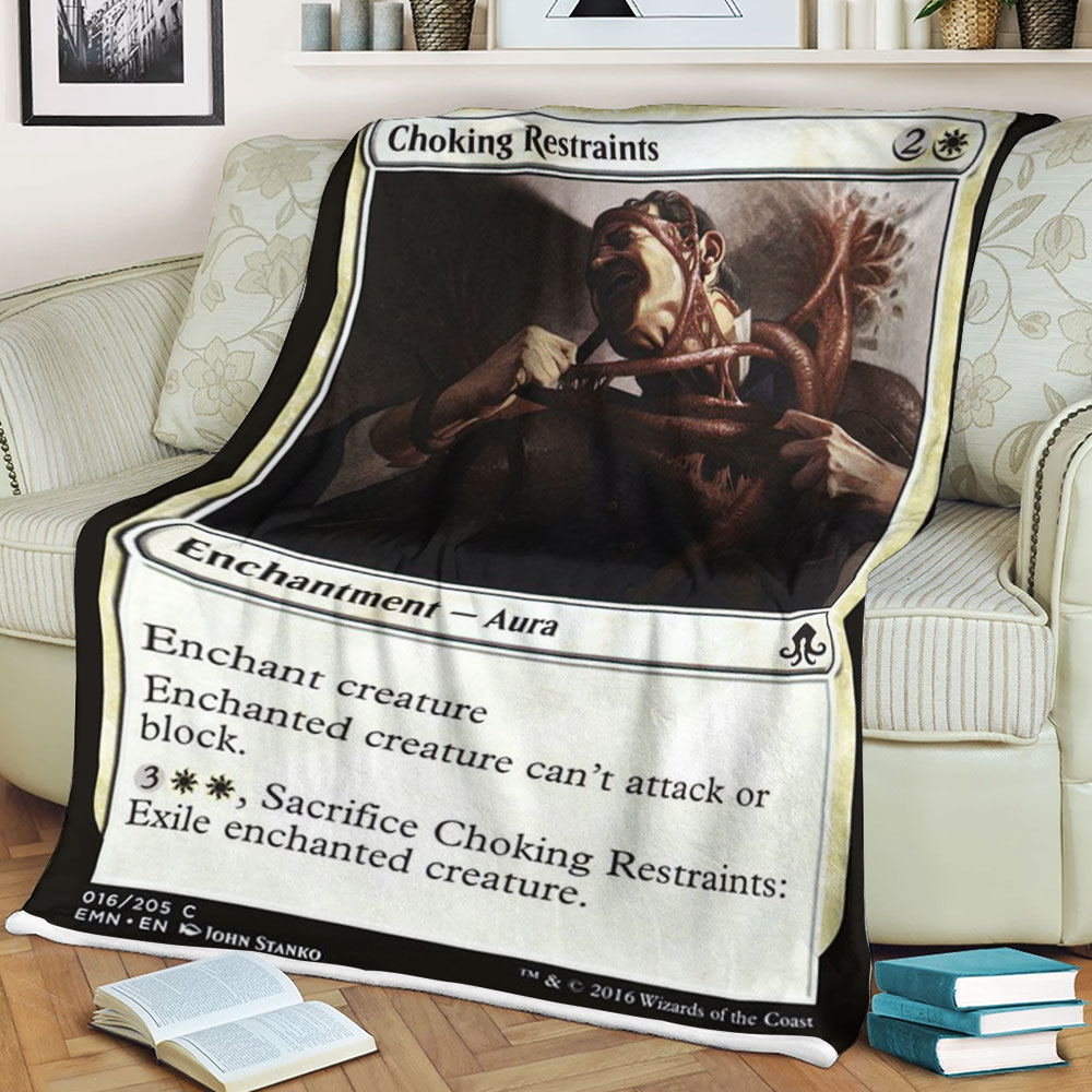 Magic The Gathering Emn 16 Choking Restraints Blanket Magic The Gathering Emn 16 Choking Restraints Blanket