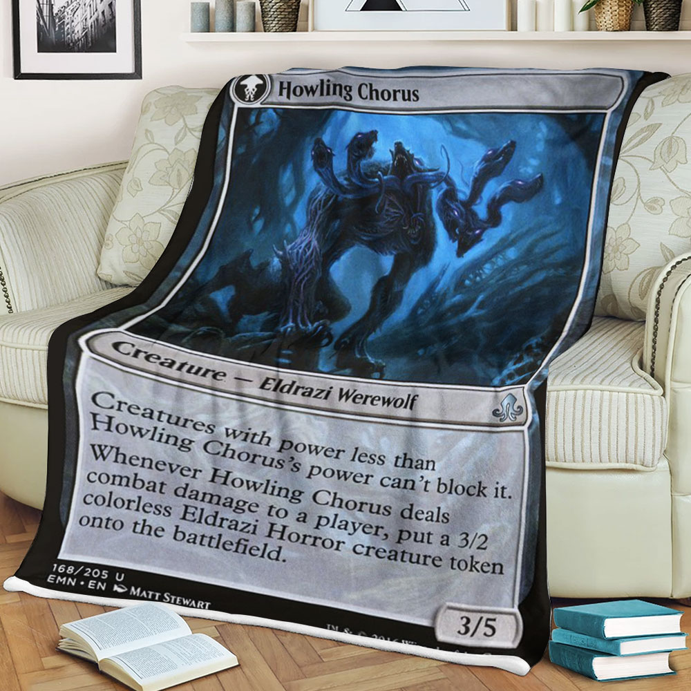 Magic The Gathering Emn 168 Howling Chorus Blanket Magic The Gathering Emn 168 Howling Chorus Blanket