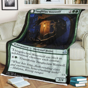 Magic The Gathering Emn 174 Tangleclaw Werewolf Blanket