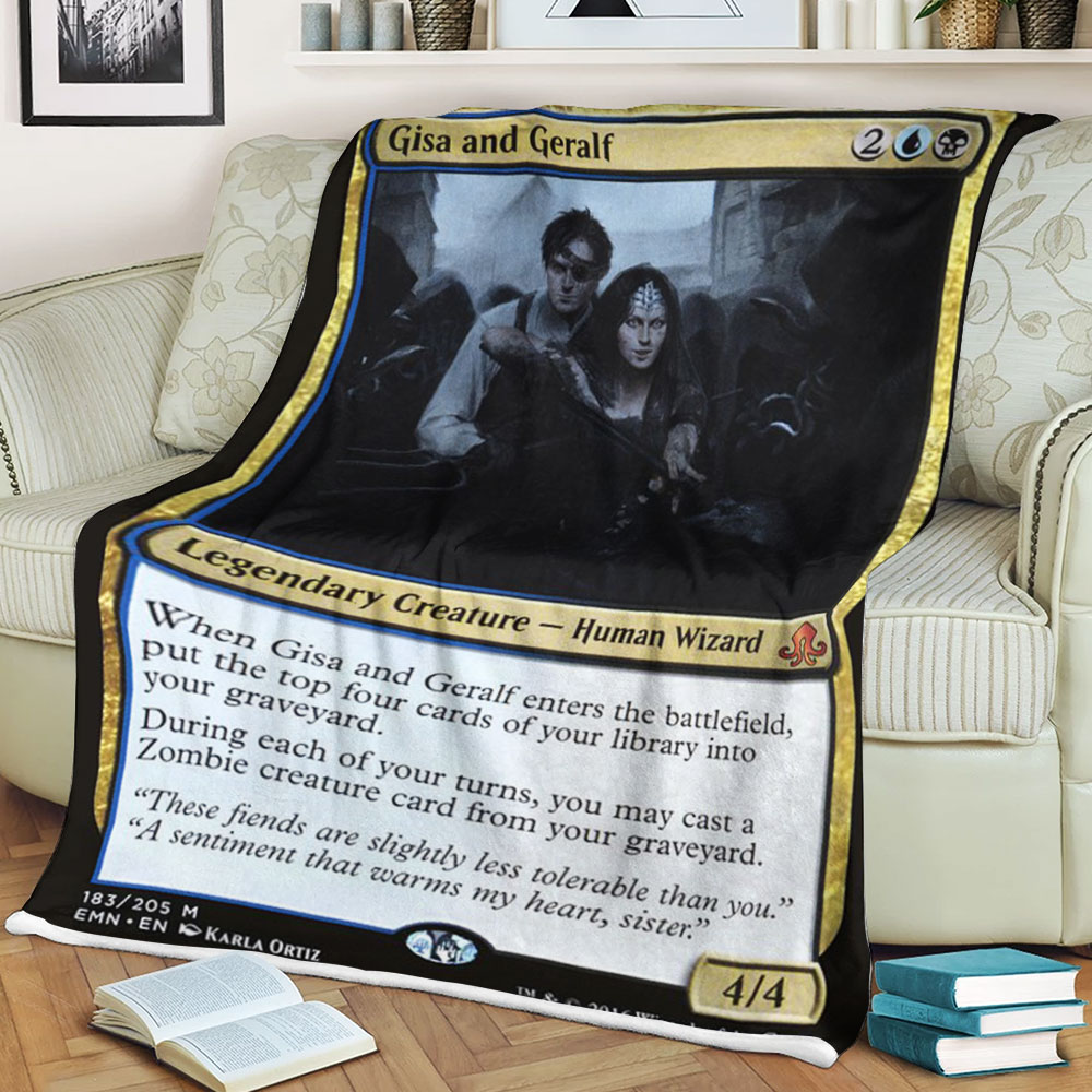 Magic The Gathering Emn 183 Gisa And Geralf Blanket Magic The Gathering Emn 183 Gisa And Geralf Blanket