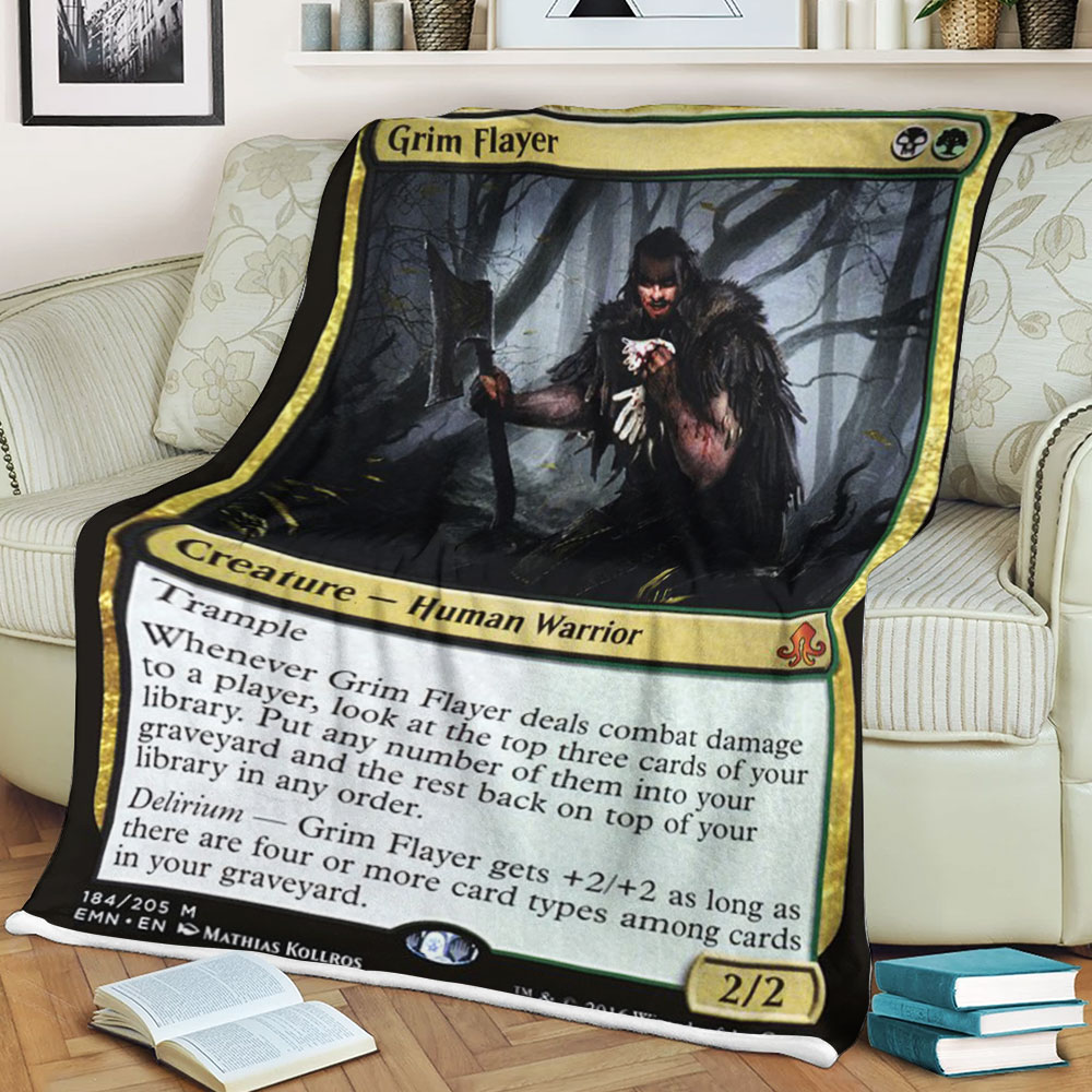 Magic The Gathering Emn 184 Grim Flayer Blanket Magic The Gathering Emn 184 Grim Flayer Blanket