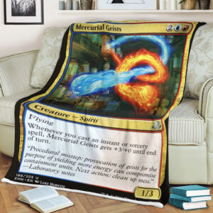 Magic The Gathering Emn 186 Mercurial Geists Blanket