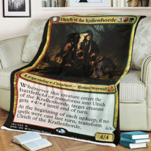 Magic The Gathering Emn 191 Ulrich Of The Krallenhorde Blanket