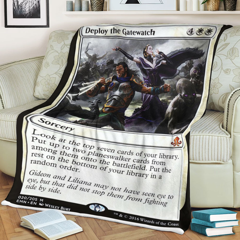 Magic The Gathering Emn 20 Deploy The Gatewatch Blanket Magic The Gathering Emn 20 Deploy The Gatewatch Blanket