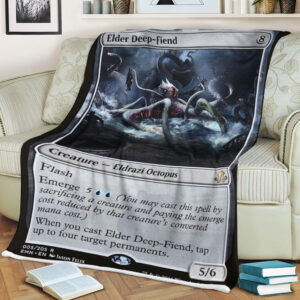 Magic The Gathering Emn 5 Elder Deep Fiend Blanket
