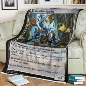 Magic The Gathering Emn 54 Voracious Reader Blanket