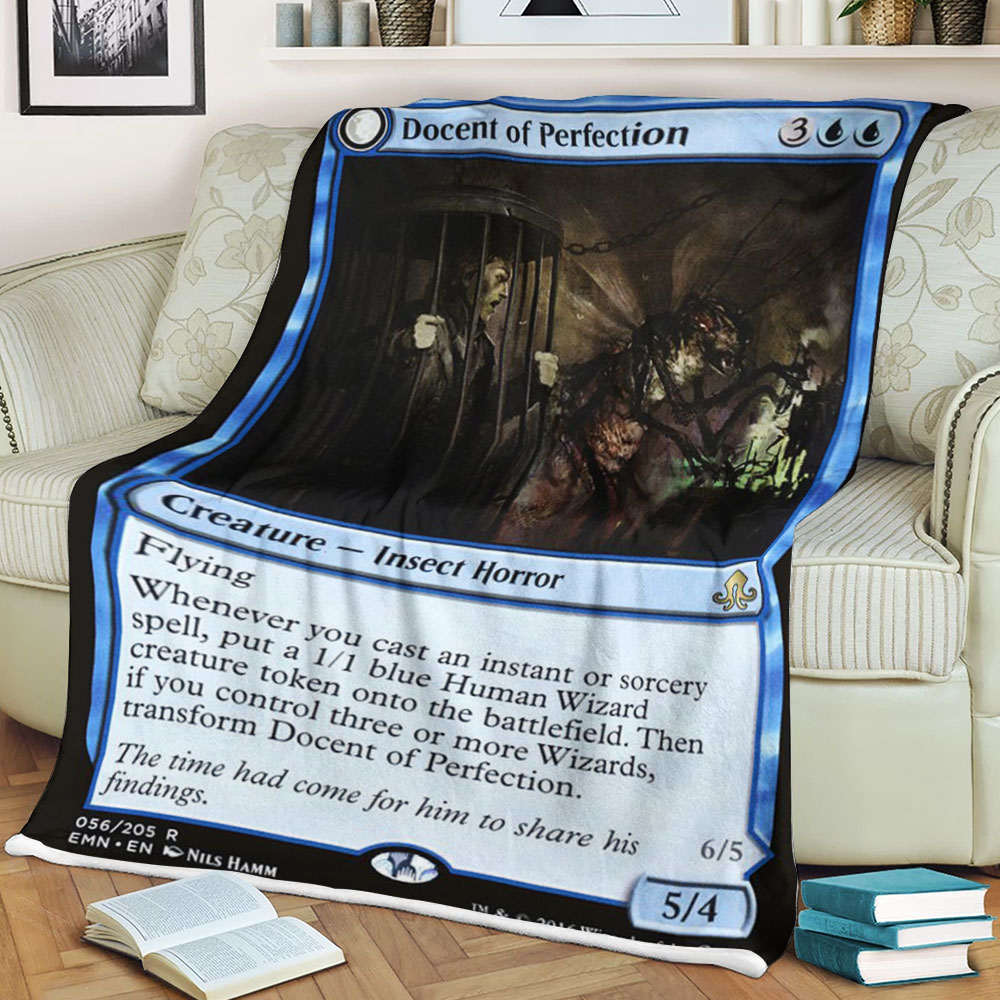 Magic The Gathering Emn 56 Docent Of Perfection Blanket Magic The Gathering Emn 56 Docent Of Perfection Blanket