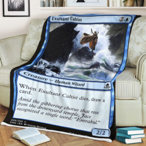 Magic The Gathering Emn 59 Exultant Cultist Blanket