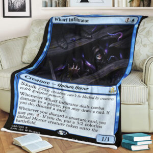 Magic The Gathering Emn 80 Wharf Infiltrator Blanket