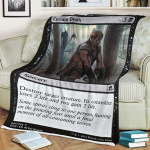 Magic The Gathering Emn 84 Certain Death Blanket