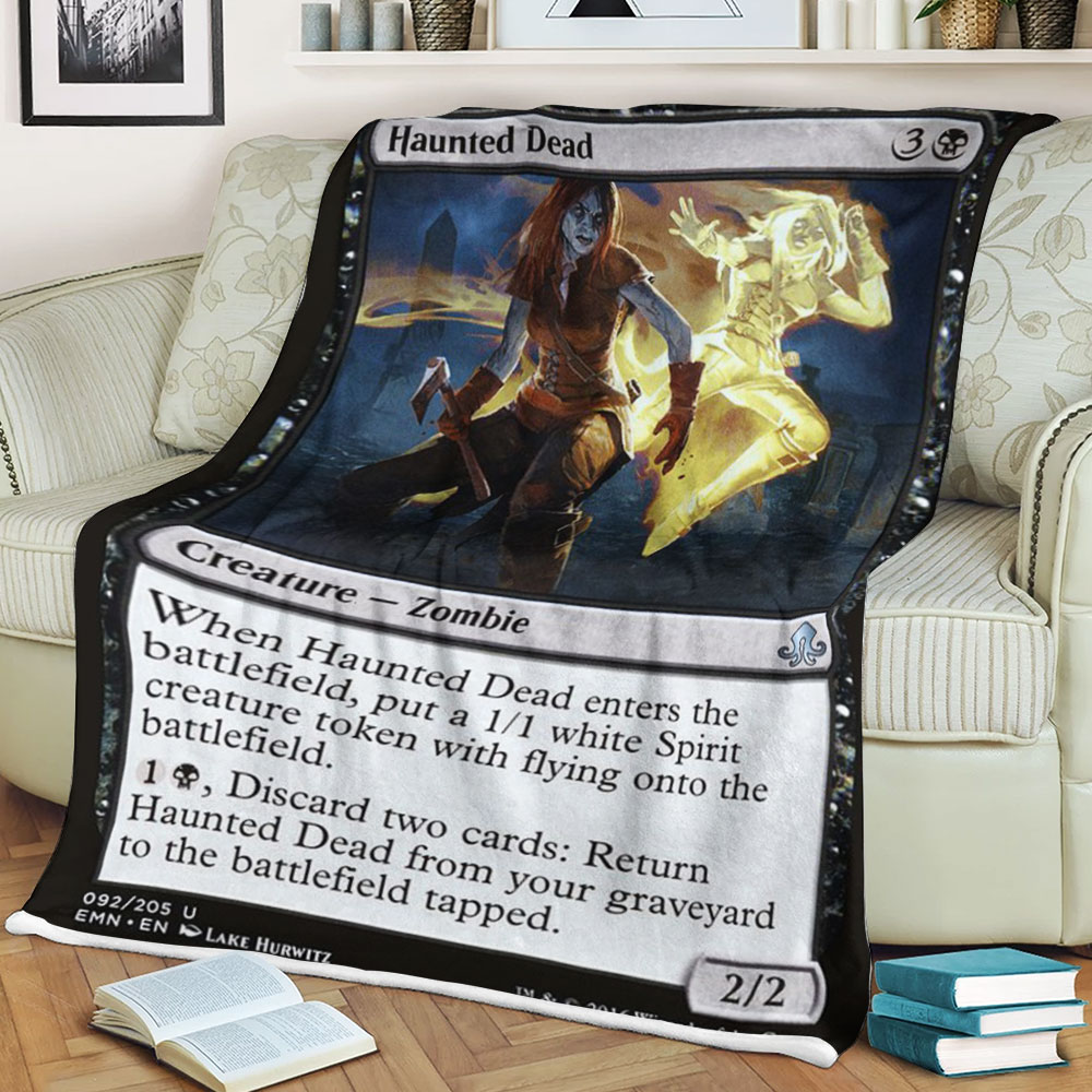 Magic The Gathering Emn 92 Haunted Dead Blanket Magic The Gathering Emn 92 Haunted Dead Blanket