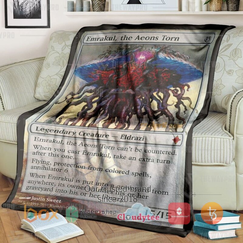 Magic The Gathering Emrakul The Aeons Torn Blanket Magic The Gathering Emrakul The Aeons Torn Blanket