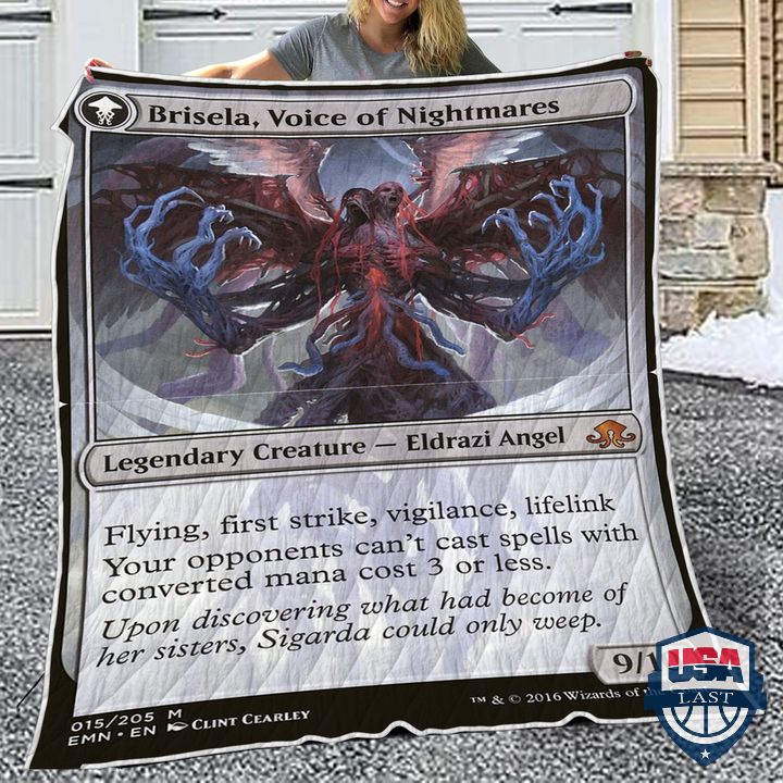 Magic-The-Gathering-Game-Brisela-Voice-Of-Nightmares-Quilt-Blanket-1