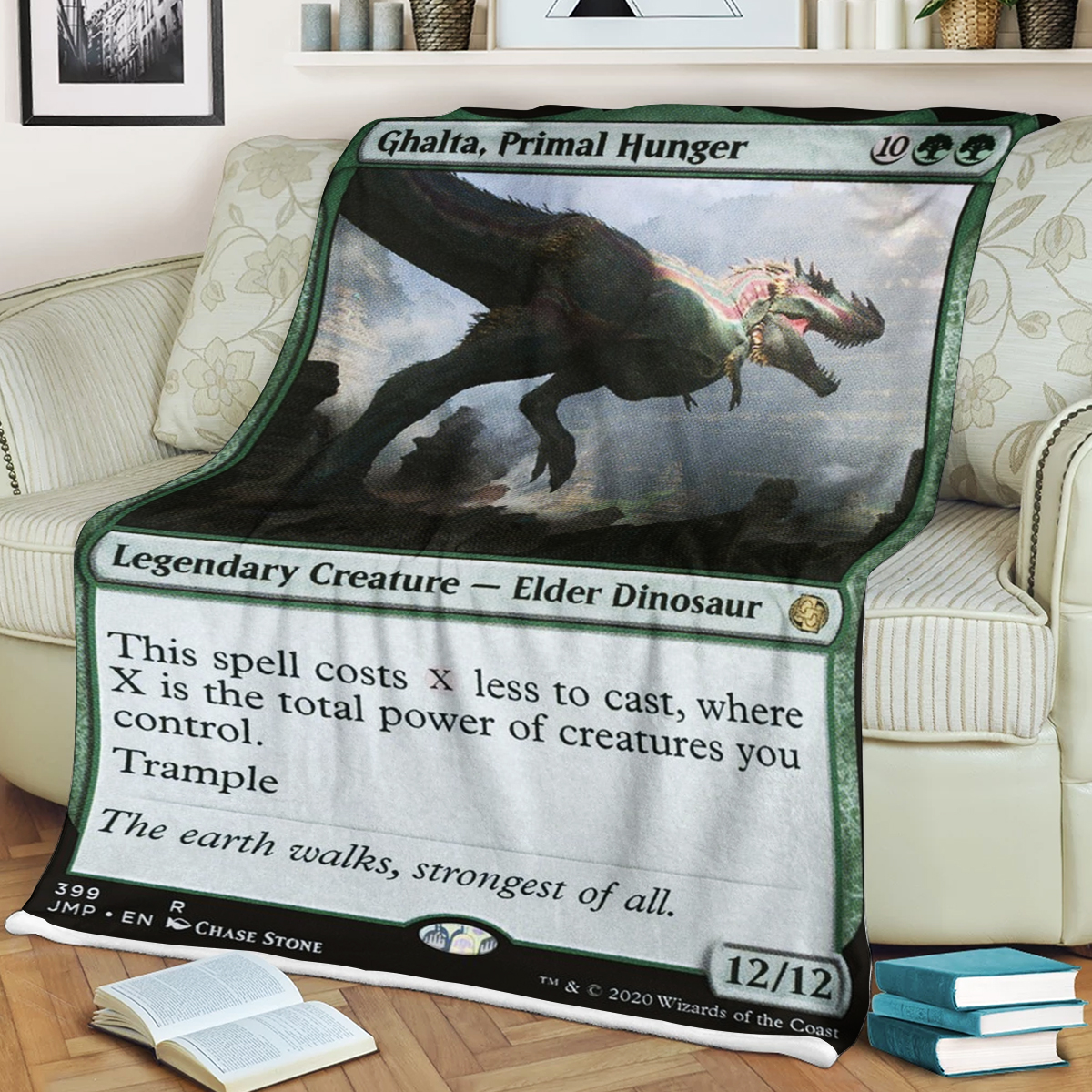 Magic The Gathering Ghalta Primal Hunger Blanket Magic The Gathering Ghalta Primal Hunger Blanket