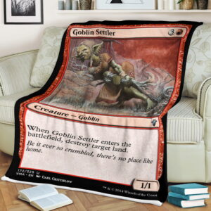 Magic The Gathering Goblin Settlers Blanket