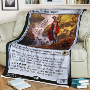 Magic The Gathering Golostireless Pilgrim Sherpa Blanket
