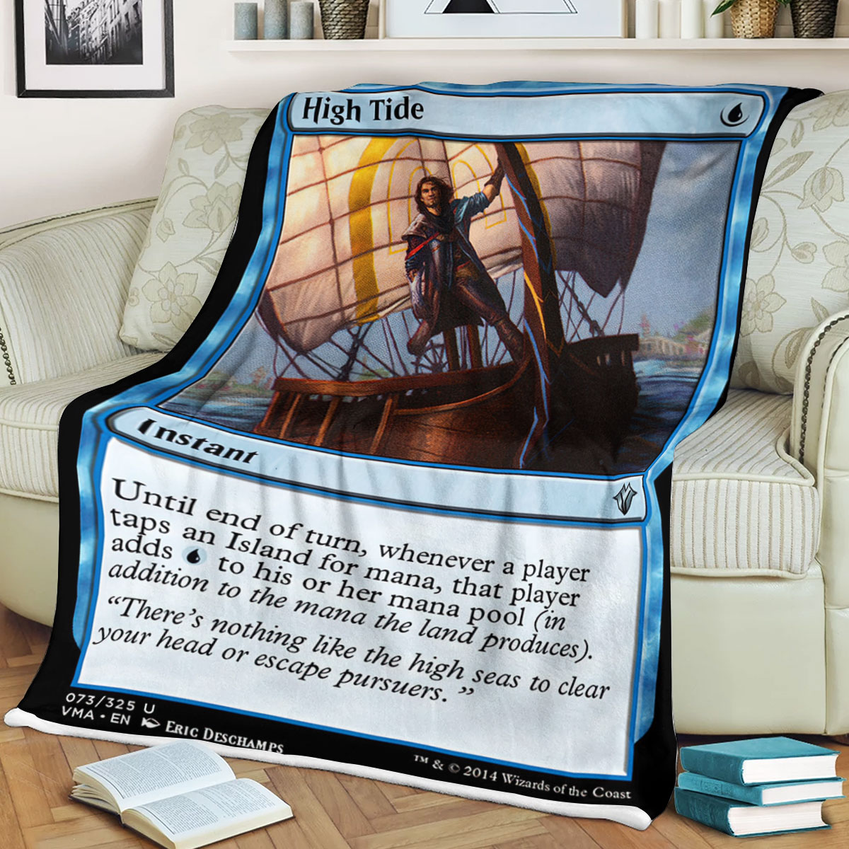 Magic The Gathering High Tide Sherpa Blanket Magic The Gathering High Tide Sherpa Blanket