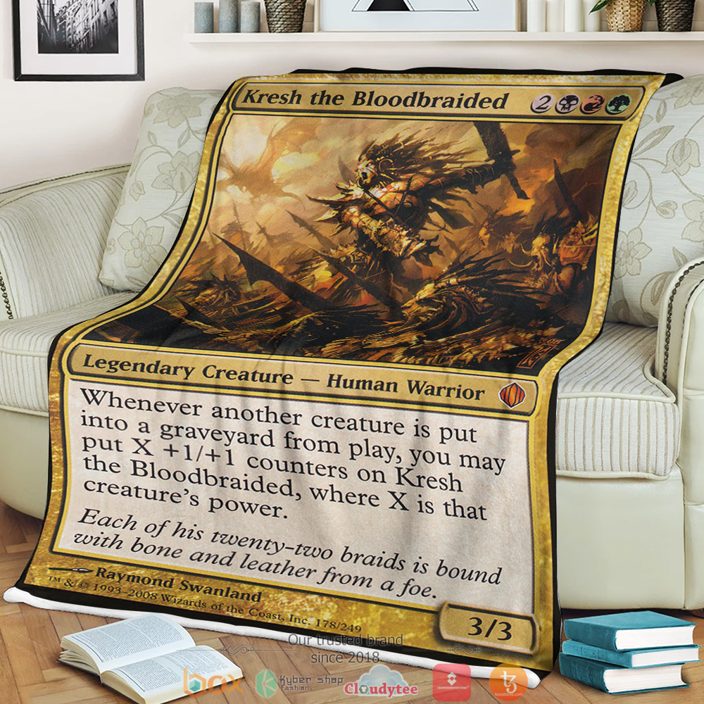 Magic The Gathering Kresh The Bloodbraided Blanket Magic The Gathering Kresh The Bloodbraided Blanket
