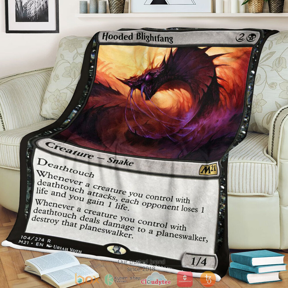 Magic The Gathering M21 104 Hooded Blightfang Blanket Magic The Gathering M21 104 Hooded Blightfang Blanket