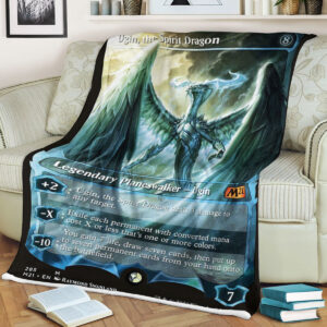 Magic The Gathering M21 285 Ugin The Spirit Dragon Blanket 2