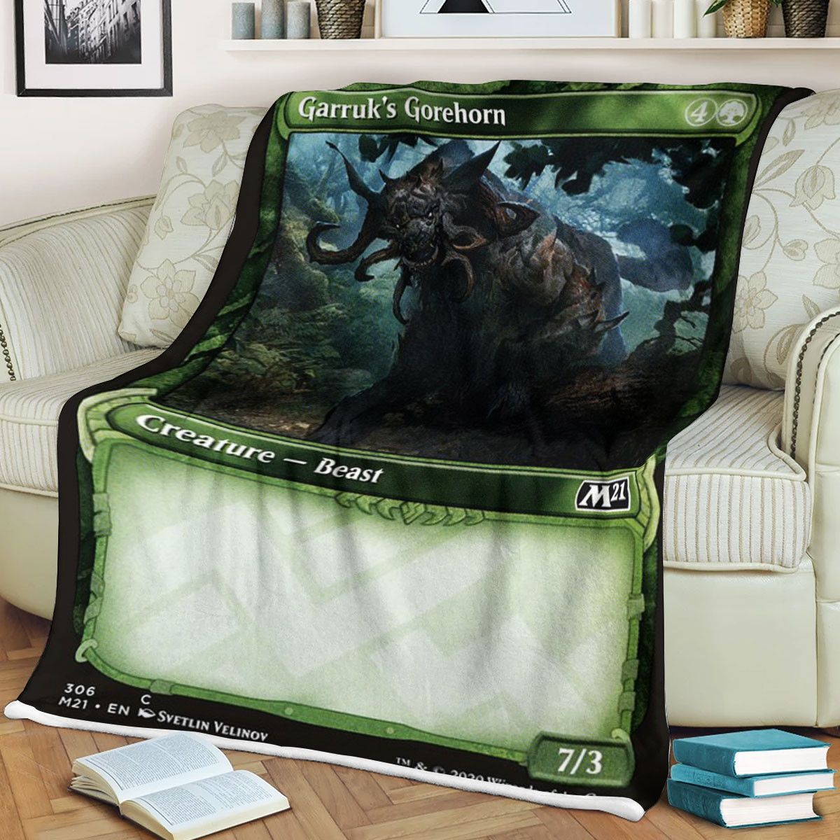 Magic The Gathering M21 306 Garruk S Gorehorn Blanket Magic The Gathering M21 306 Garruk S Gorehorn Blanket