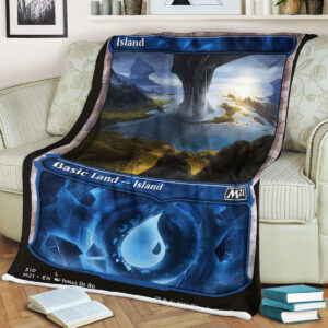 Magic The Gathering M21 310 Island Blanket 2