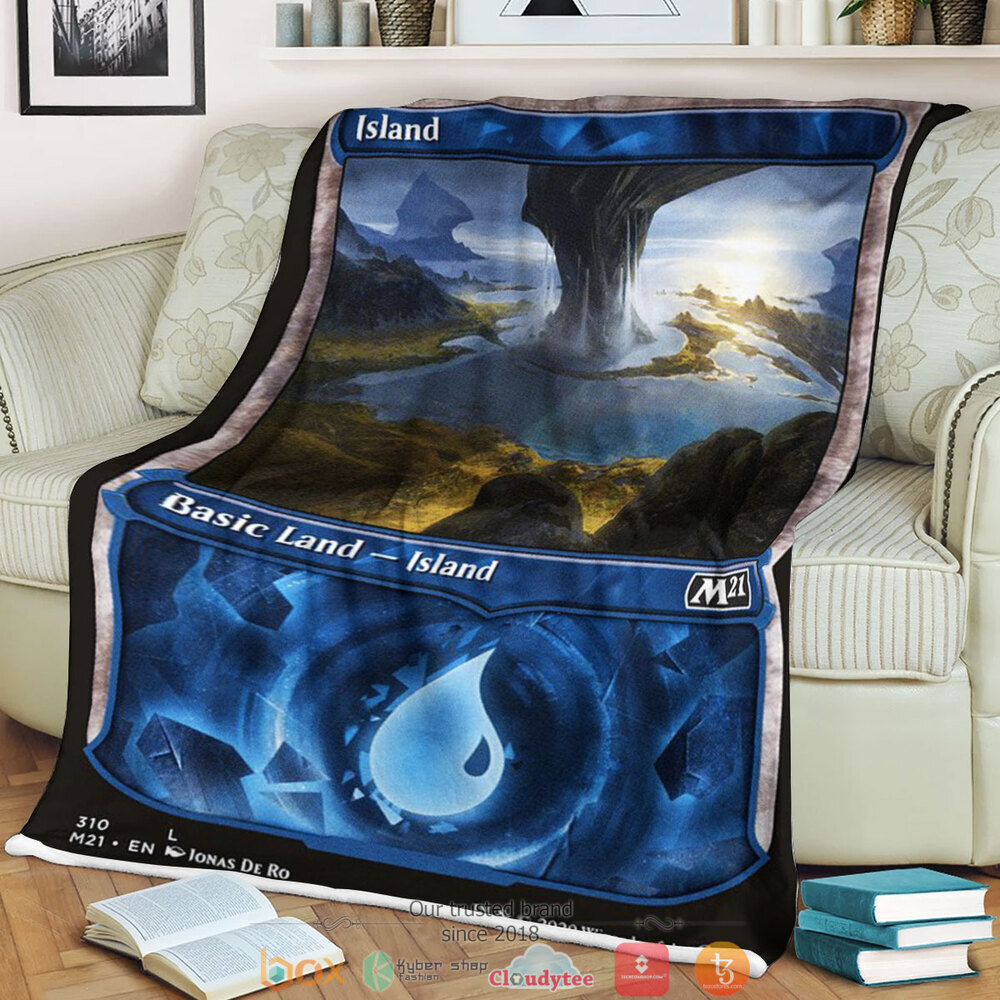 Magic The Gathering M21 310 Island Blanket Magic The Gathering M21 310 Island Blanket