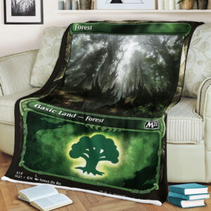 Magic The Gathering M21 313 Forest Blanket 2