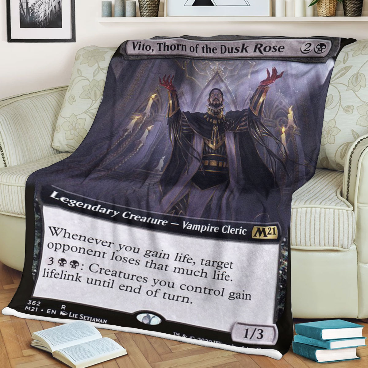 Magic The Gathering M21 362 Vito Thorn Of The Dusk Rose Blanket Magic The Gathering M21 362 Vito Thorn Of The Dusk Rose Blanket